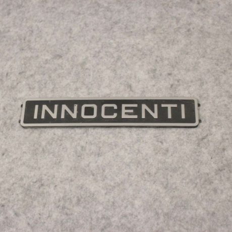 Innocenti rear emblem