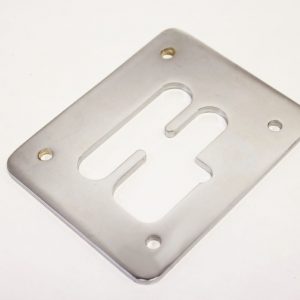 Fiat 500 F D L R N gear shift stick plate frame stainless steel