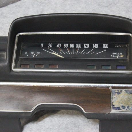 Used dashboard with speedometer