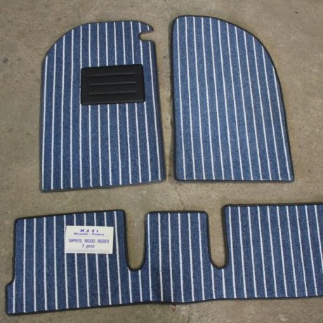 VW Golf Mk1 car floor mats tailored blue white