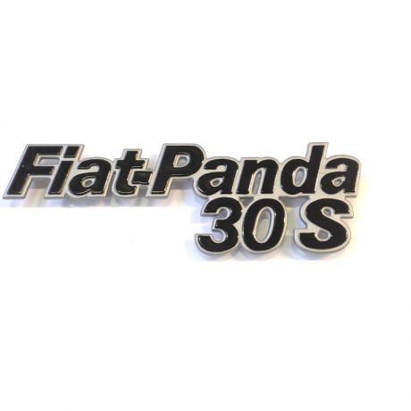 Fiat Panda 30 S rear emblem