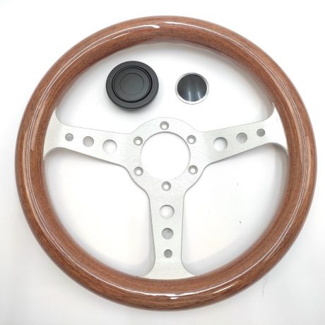 Classic wooden steering wheel 330mm 6x70mm bolts Fiat